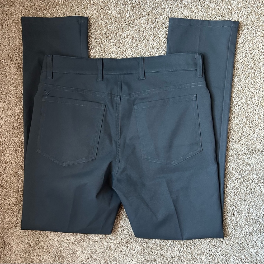 Callaway Men's EverPlay 5-Pocket Grey Heather Pants Size 30x30 |CL